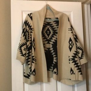Tribal sweater wrap